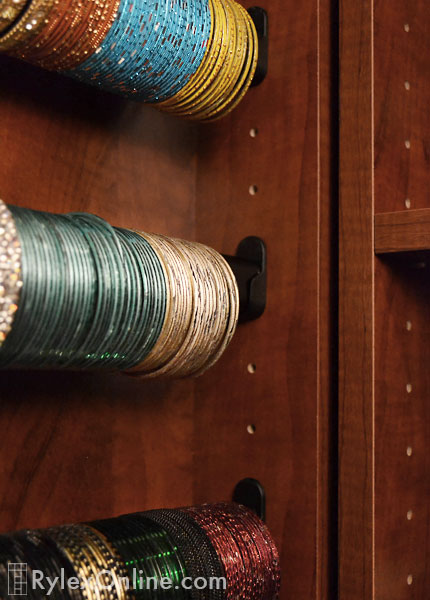 Close Up Bangle Bracelet Storage Cabinet