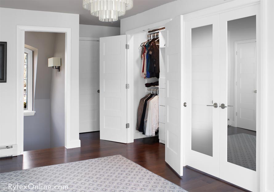 One Central Suite with Five Closets
