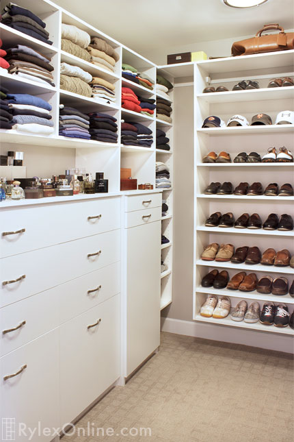 Professional Men's Closet and Wardrobe Storage