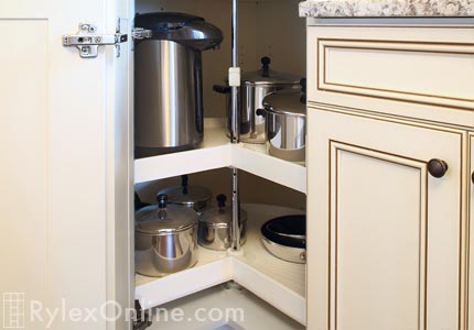 Corner Cabinet with Lazy Susan