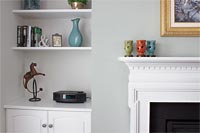 Fireplace Shelving and Alcove Storage Cabinets