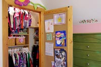 Girl's Bedroom Closet Cabinet