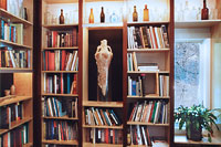 Backlit Bookcase and Shelving