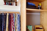 U-Shaped Master Closet for His and Hers