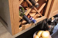 Solid Wood Wine Cabinet Rack