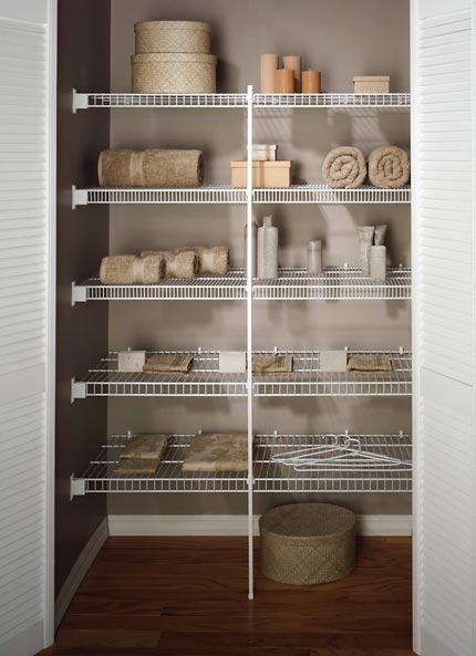 Free Slide Wire Shelving Closets