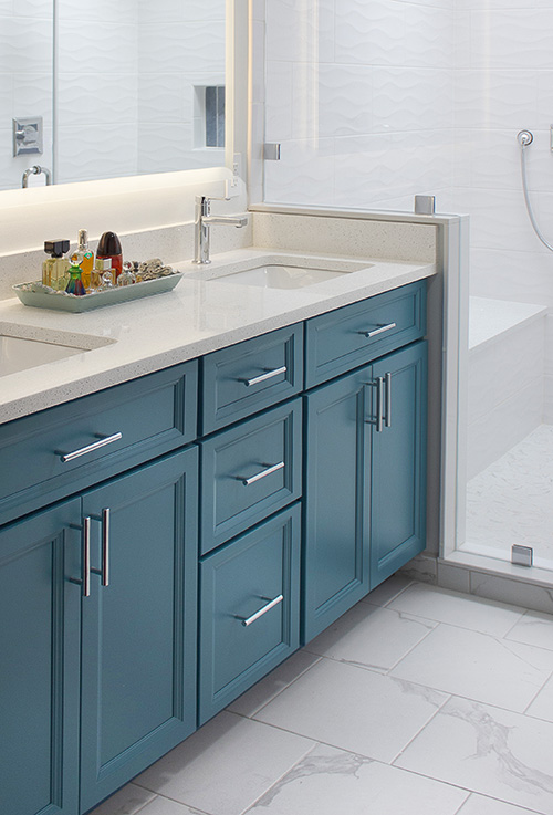 Bright Colored Master Vanity