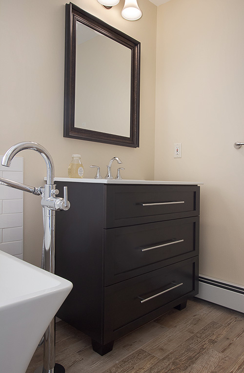 Custom Built Bathroom Vanity Cabinet