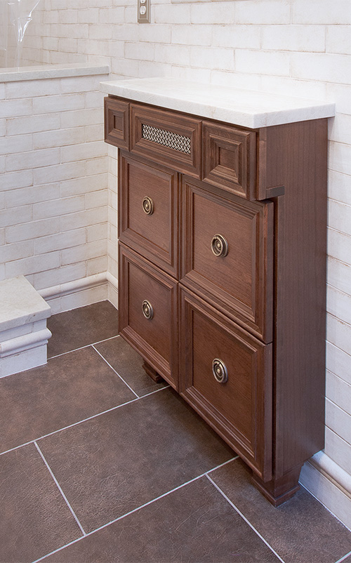 Narrow Bath Storage Cabinet