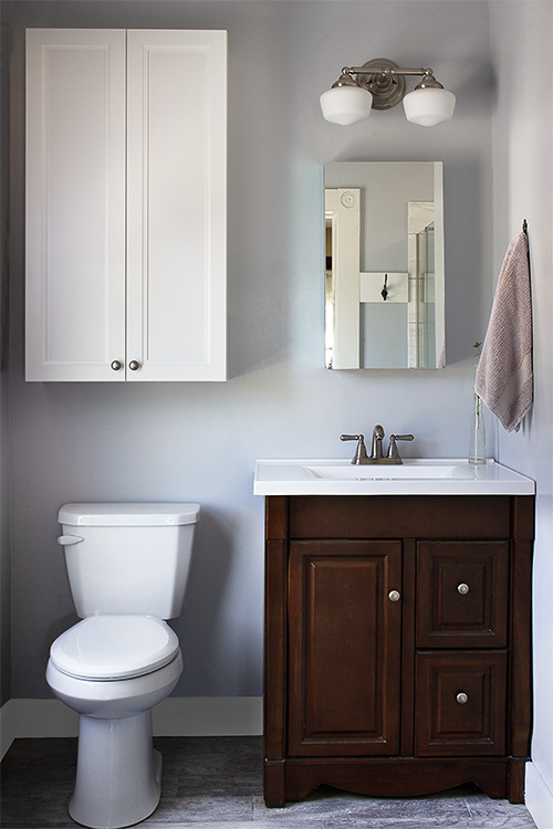 Custom Designed Medicine Cabinet for Small Bathroom in Orange County, NY