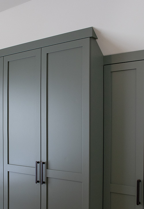 Bedroom Wardrobe is a Sloped Ceiling Storage Solution