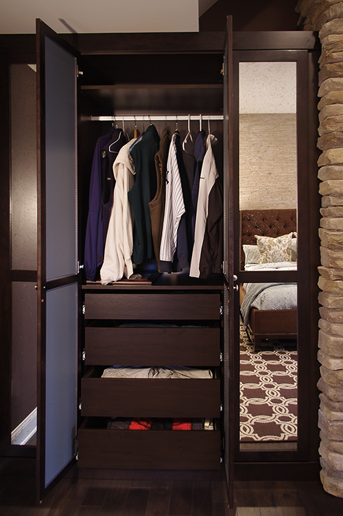 Armoire with Varying Drawer Depths