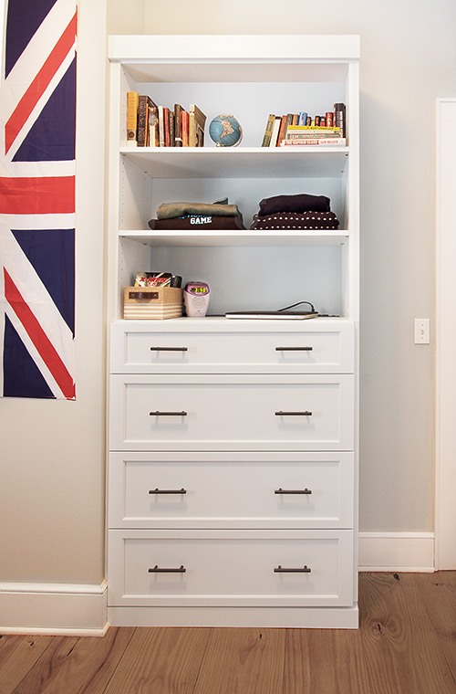 Custom Dresser for Existing Awkward Bedroom Nooks