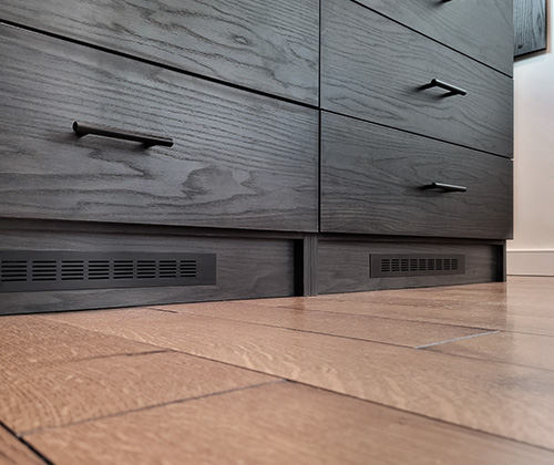Heat Vents in Built-In Closet Dresser