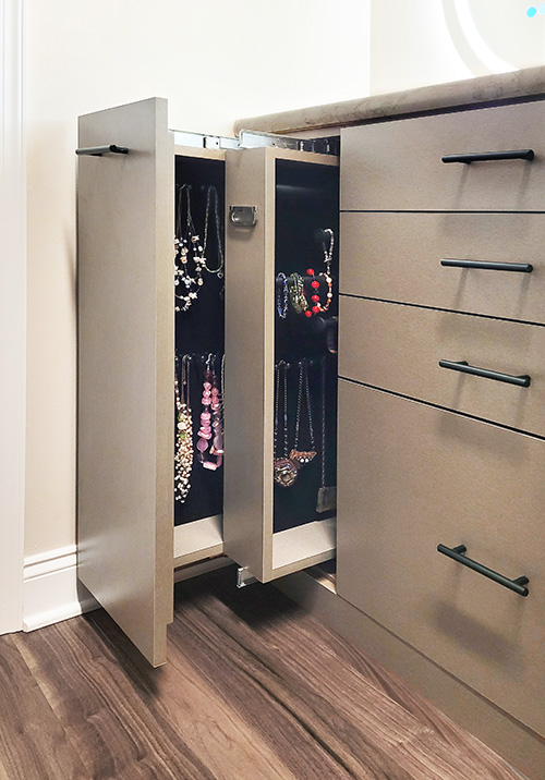 Custom Closet Electronic Charging Drawer
