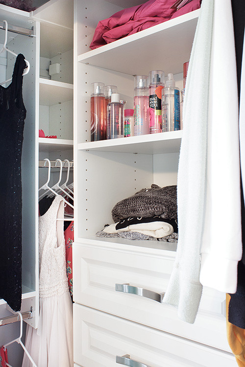 Teenage Organized Closet