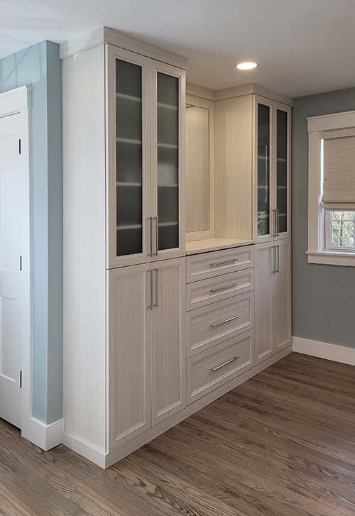 Galley Style Dressing Room