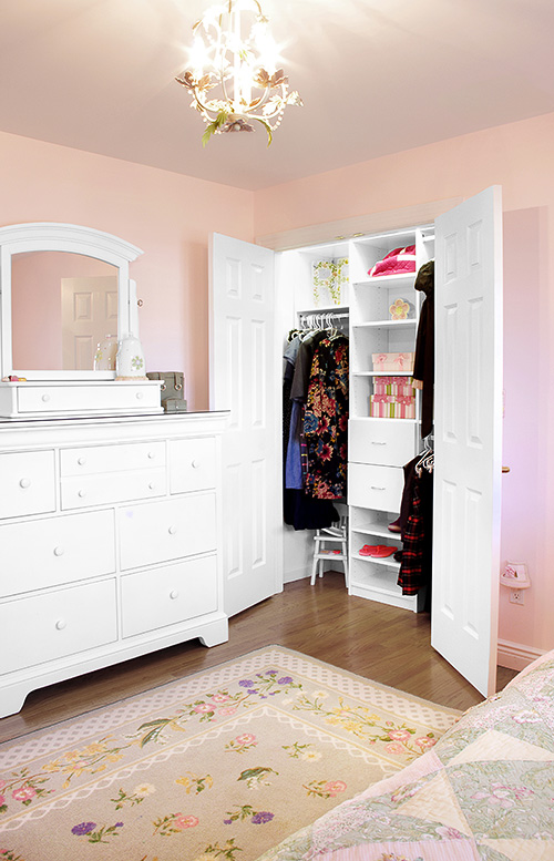 Girls Reach-In Closet