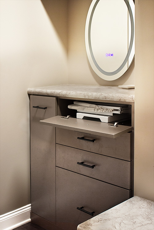 Custom Closet Hidden Ironing Board