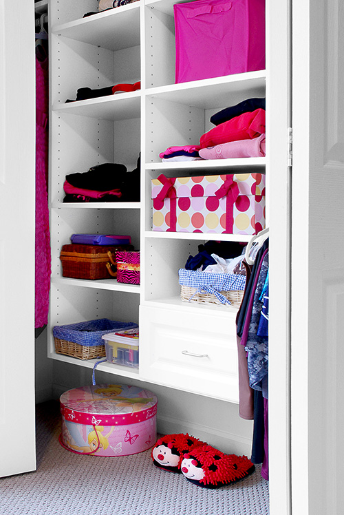 Kid's Closet Storage