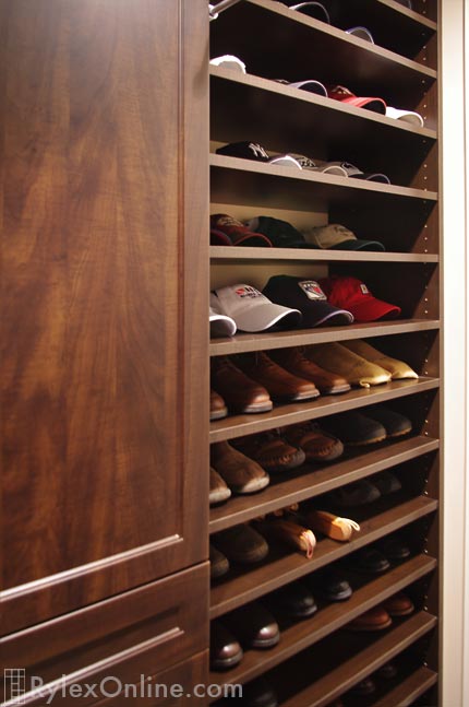 Men's Closet Shoe Shelves