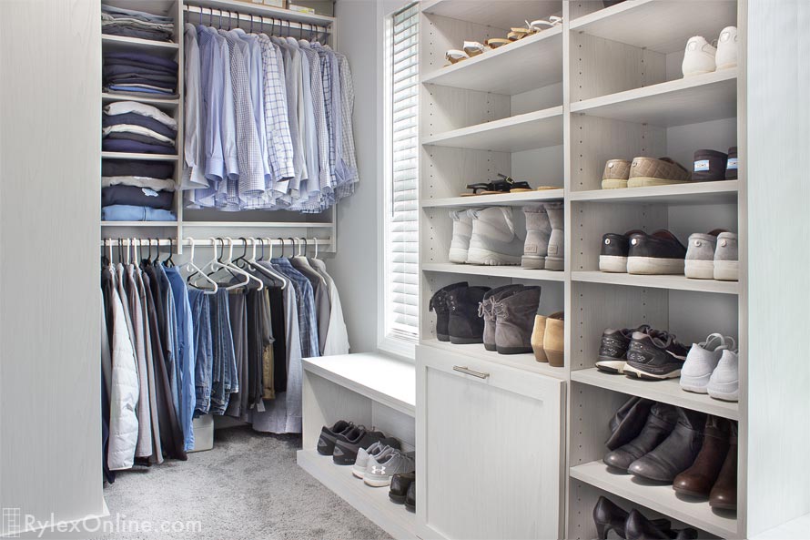 Well Organized Master Closet | Versatile Space | Pearl River, NY
