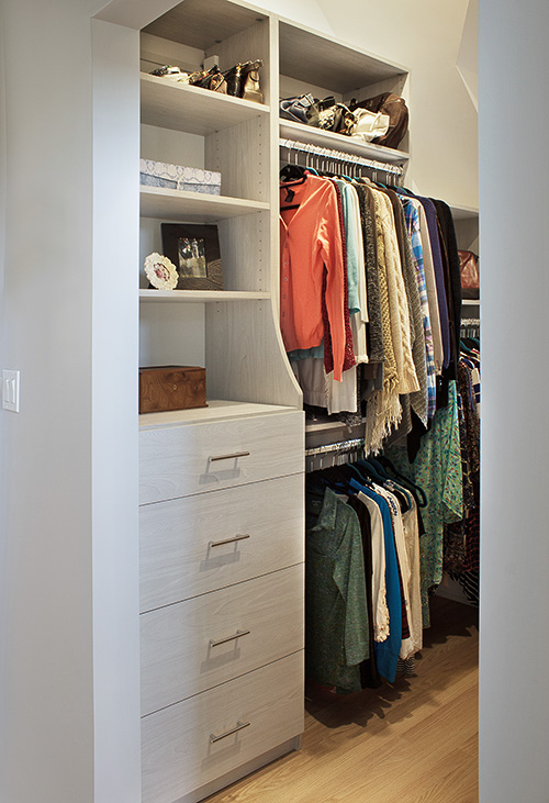 Master Closet for Women with Hutch