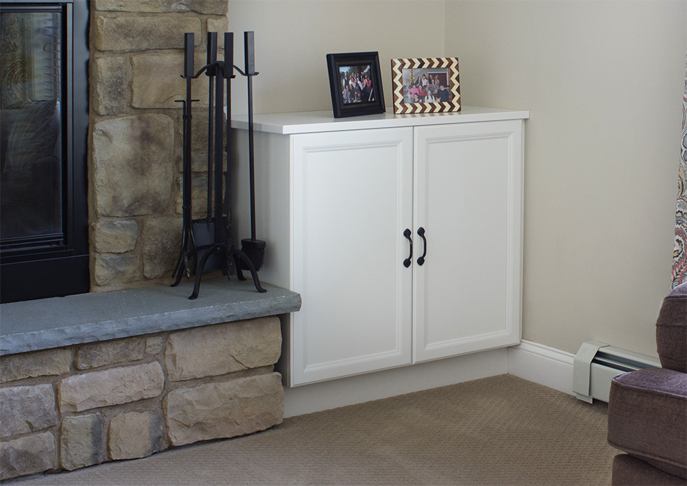 Built-in Additional Fireplace Storage