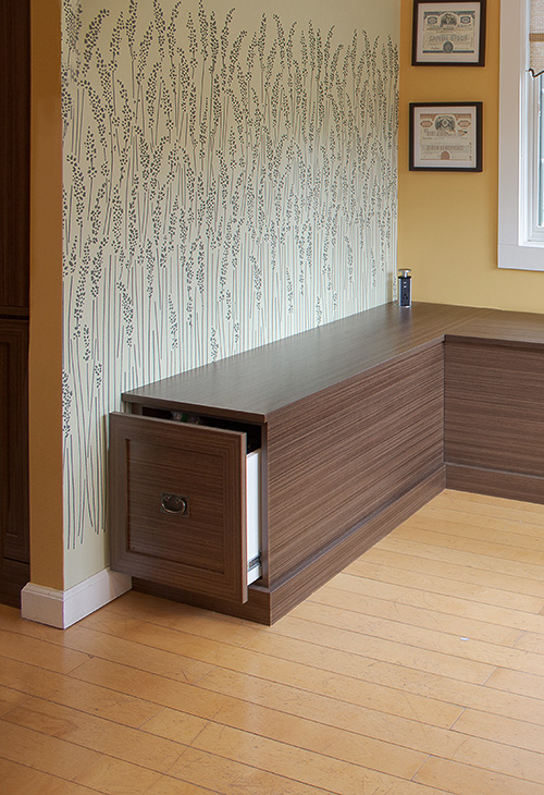 Breakfast Nook Bench End Drawer