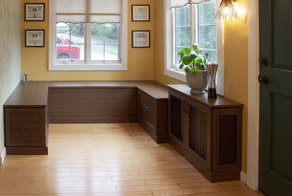 Breakfast Nook Bench with Storage Drawer