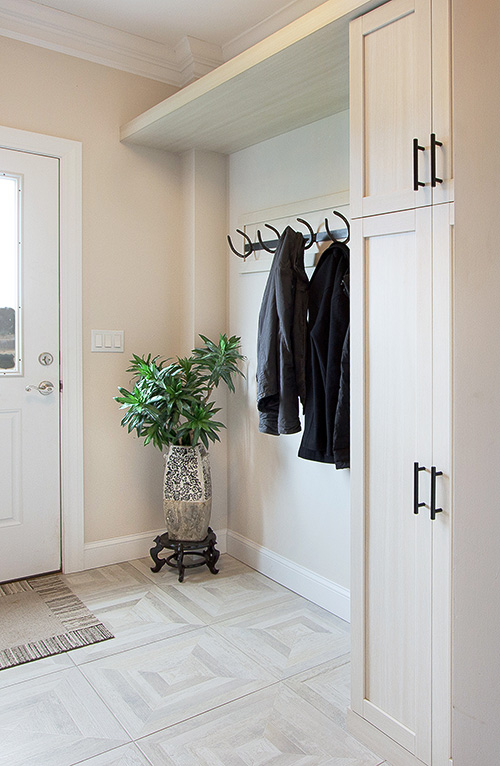 Entryway Mudroom Cabinets