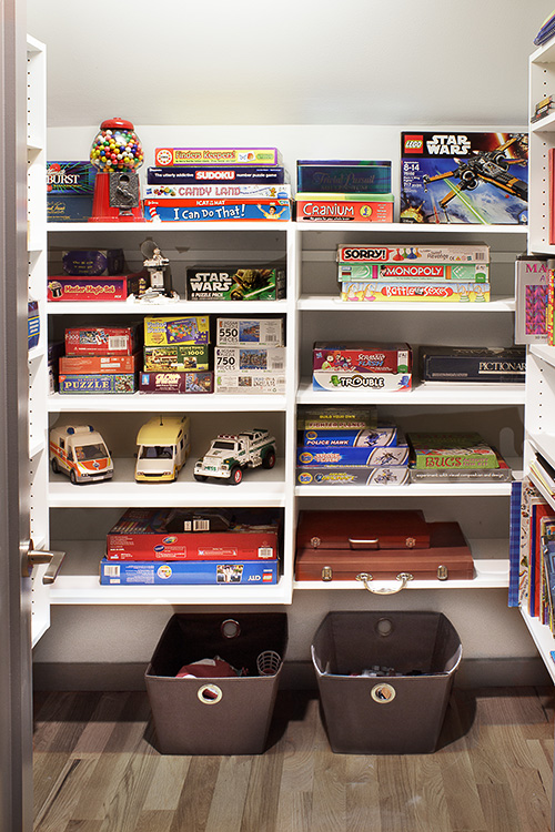 Storage Closet for Legos, Games and Toys