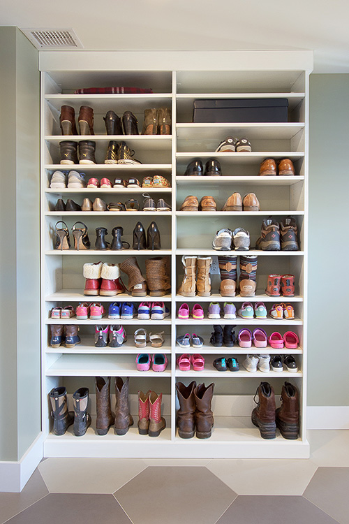 Ample Mudroom Boot and Shoe Storage Shelving