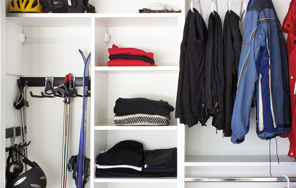 Outdoor Sports Storage Closet