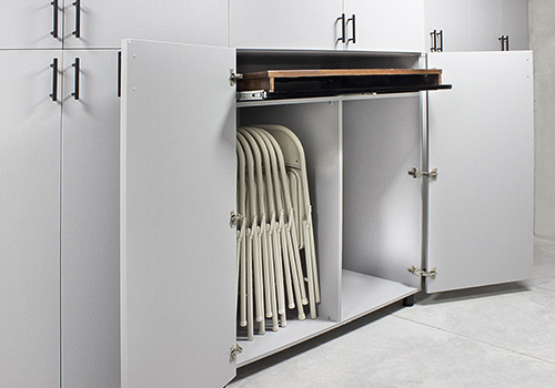 Basement Storage for Furniture and Seasonal Clothes