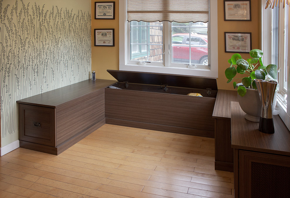 Breakfast Nook Bench with Storage Drawer