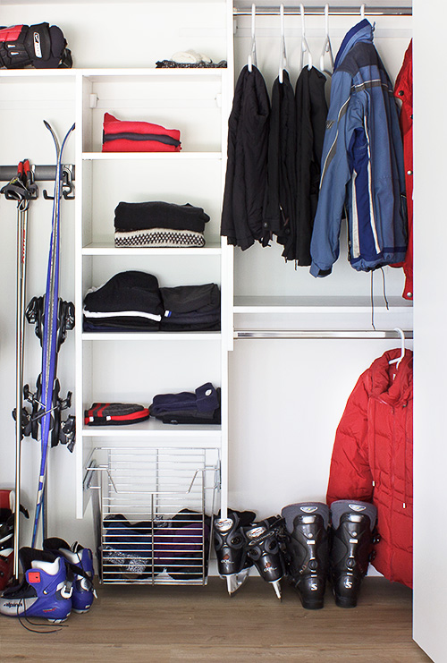 Versatile Sports Equipment Closet