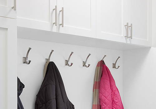 Cabinet with Coat Hooks