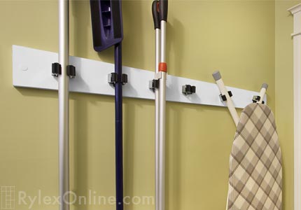 Closet Hanging Rack for Ironing Boards