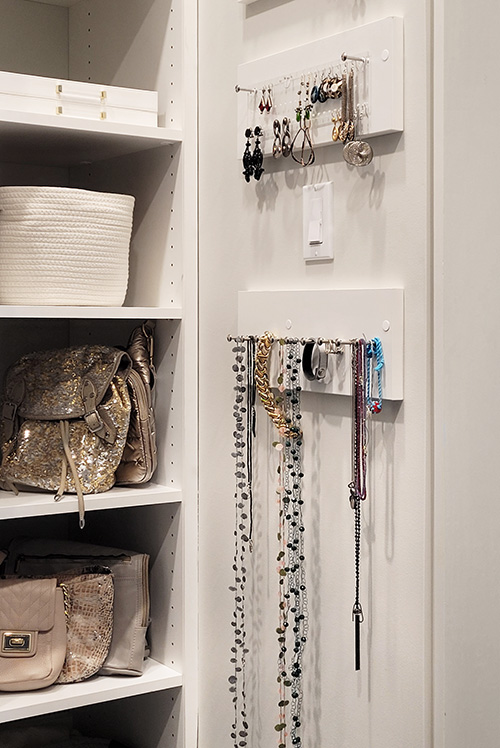 Closet Jewelry Wall Racks for Rylex Closets