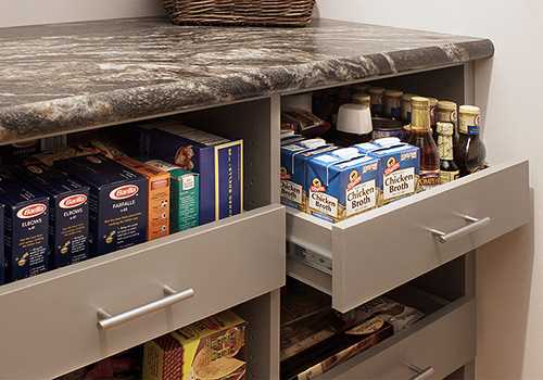 Easy View Pantry Roll-Out Drawers for Rylex Cabinets