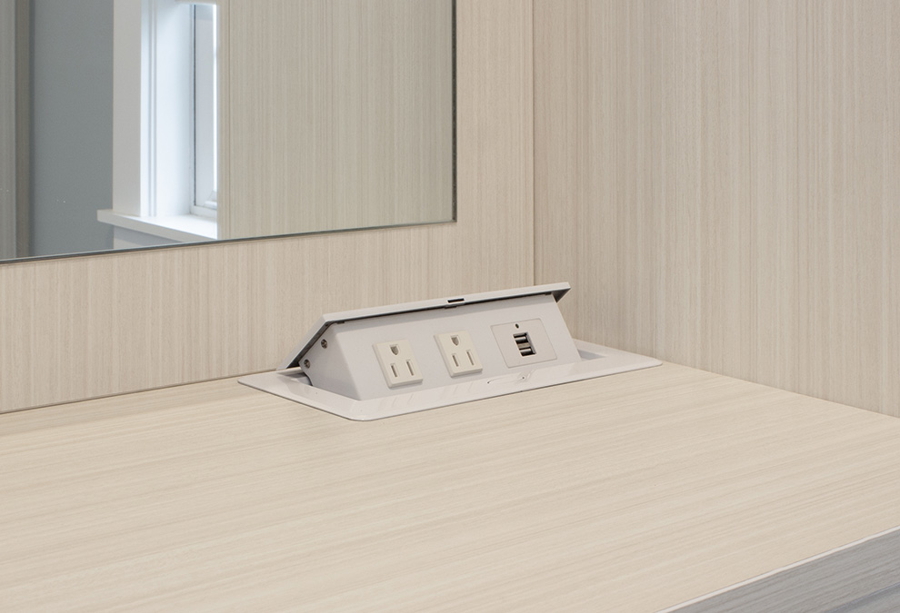 Power Data Grommet Bedroom Closet