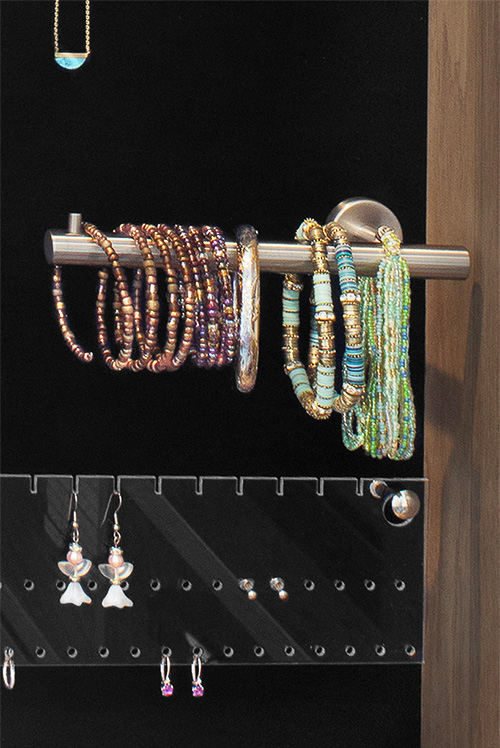 Vertical Necklace Pullout Closet Drawer