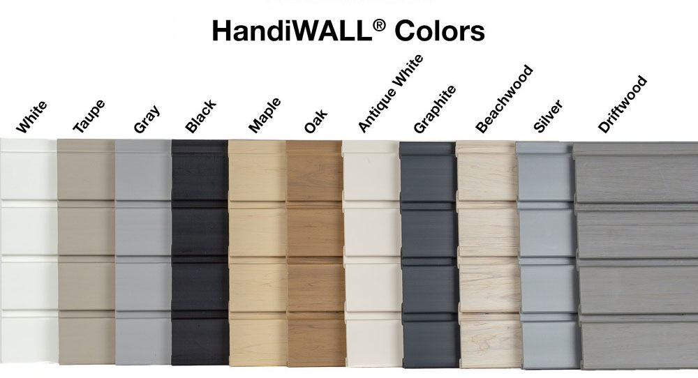 Flexible HandiWall Storage System Colors