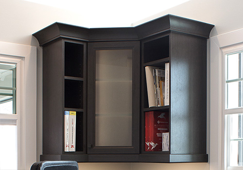 Office Cabinet with Side Open Shelves