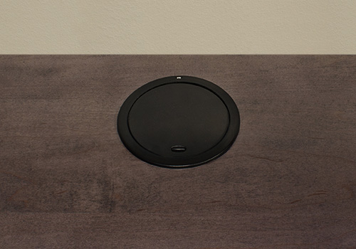Power Desk Grommet Close Up