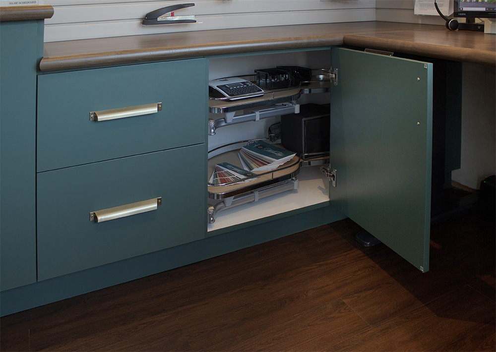 Office Blind Corner Cabinet Pull Out