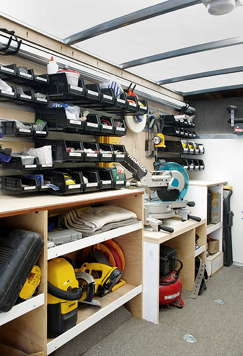 Bins, Hooks and Adjustable Truck Storage Organizers