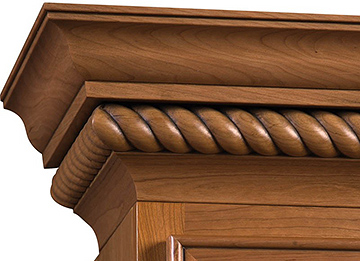 Crown Moulding with Rope