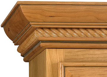 Crown Moulding with Rope
